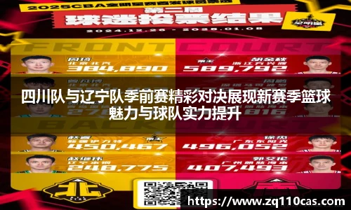 四川队与辽宁队季前赛精彩对决展现新赛季篮球魅力与球队实力提升